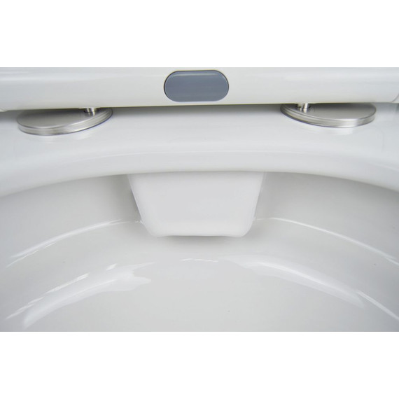 Унитаз-компакт безободковый Azario Candy AZ-1503B с крышкой микролифт фото 5