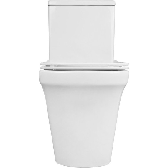 Унитаз-компакт безободковый Azario Candy AZ-1503B с крышкой микролифт фото 7