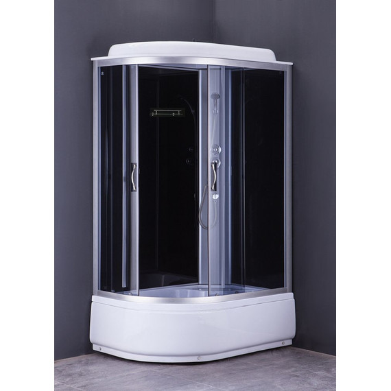 Душевая кабина Loranto CS-66120R G 120х80 см, хром/прозрачное фото 2