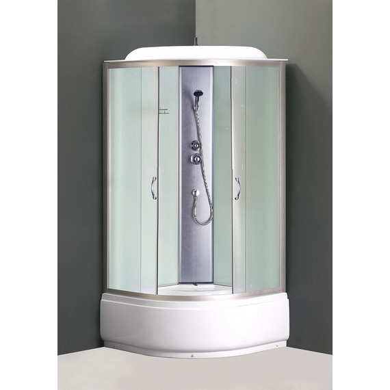 Душевая кабина Loranto CS-6680F 80х80 см, хром/матовое фото 2
