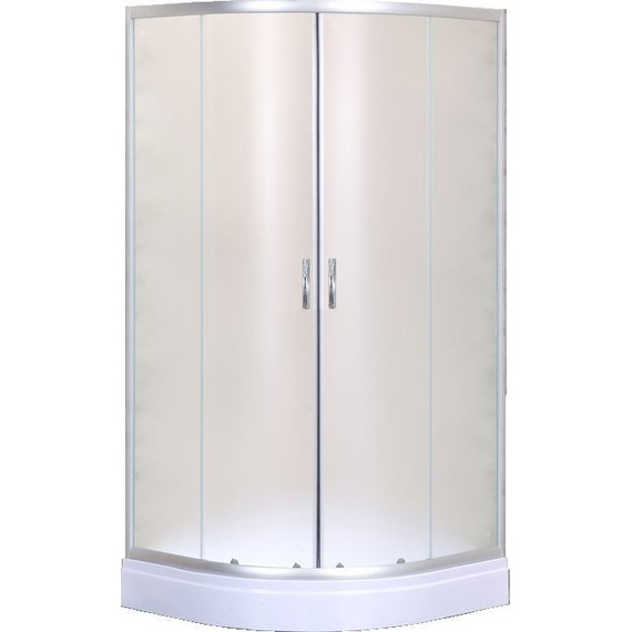 Душевое ограждение Loranto CS-8015S 90х90 см, сатин/матовое фото 2