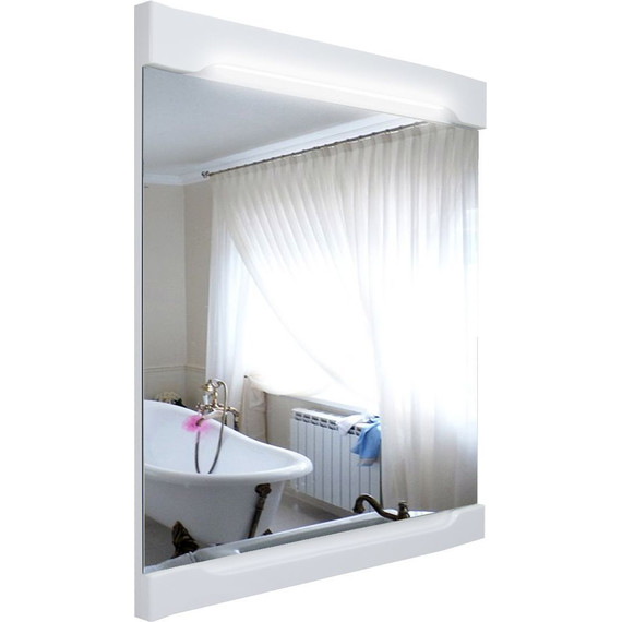 Зеркало Стиль Арфа 80 см, белый - 2 Зеркало Стиль Арфа 80 см, белый фото 2