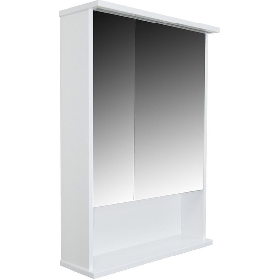 Зеркало-шкаф Стиль Арфа 60 см, белый - 2 Зеркало-шкаф Стиль Арфа 60 см, белый фото 2