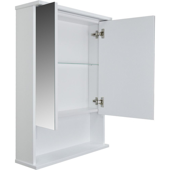 Зеркало-шкаф Стиль Арфа 60 см, белый - 3 Зеркало-шкаф Стиль Арфа 60 см, белый фото 3