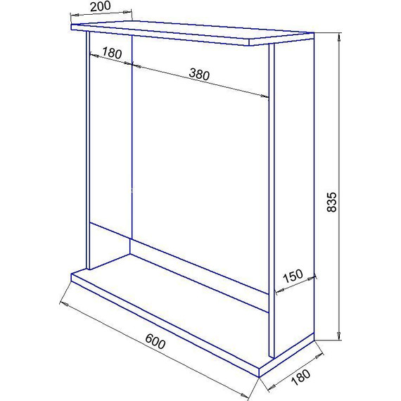 Зеркало-шкаф Стиль Арфа 60 см, белый - 5 Зеркало-шкаф Стиль Арфа 60 см, белый фото 5