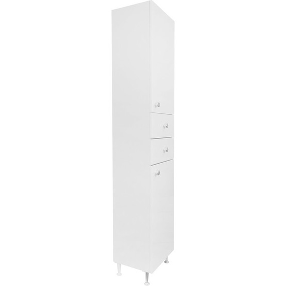 Пенал напольный Стиль Моника 36 см R, белый - 3 Пенал напольный Стиль Моника 36 см R, белый фото 3