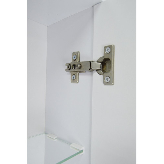 Зеркало-шкаф Стиль Моника 50 см R, без светильника, белый - 4 Зеркало-шкаф Стиль Моника 50 см R, без светильника, белый фото 4