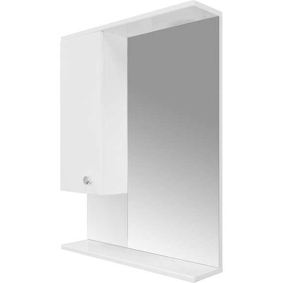 Зеркало-шкаф Стиль Моника 60 см L, без светильника, белый - 3 Зеркало-шкаф Стиль Моника 60 см L, без светильника, белый фото 3