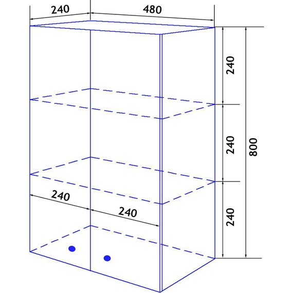 Шкаф подвесной Стиль Моника 50 см, белый - 7 Шкаф подвесной Стиль Моника 50 см, белый фото 7