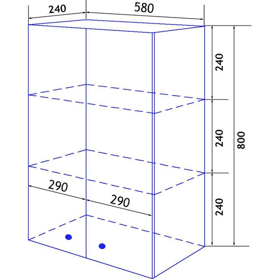 Шкаф подвесной Стиль Моника 60 см, белый фото 7