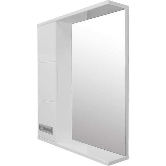 Зеркало-шкаф Стиль Дина 60 см L, белый - 3 Зеркало-шкаф Стиль Дина 60 см L, белый фото 3