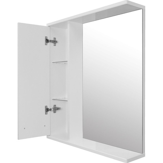 Зеркало-шкаф Стиль Дина 60 см L, белый - 4 Зеркало-шкаф Стиль Дина 60 см L, белый фото 4