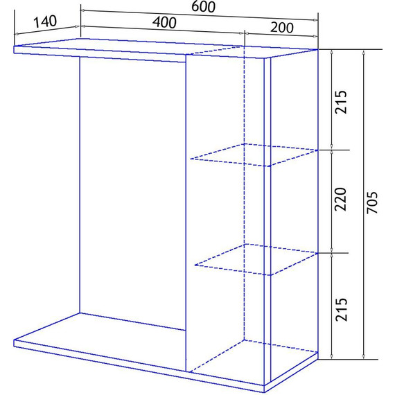 Зеркало-шкаф Стиль Дина 60 см R, белый фото 5