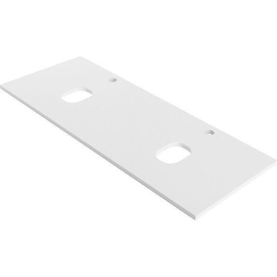 Столешница Cezares 120 см EK-120-2-BL, Bianco Lucido фото 2