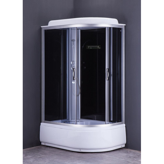 Душевая кабина Loranto CS-66120L G 120х80 см, хром/прозрачное - 2 Душевая кабина Loranto CS-66120L G 120х80 см, хром/прозрачное фото 2