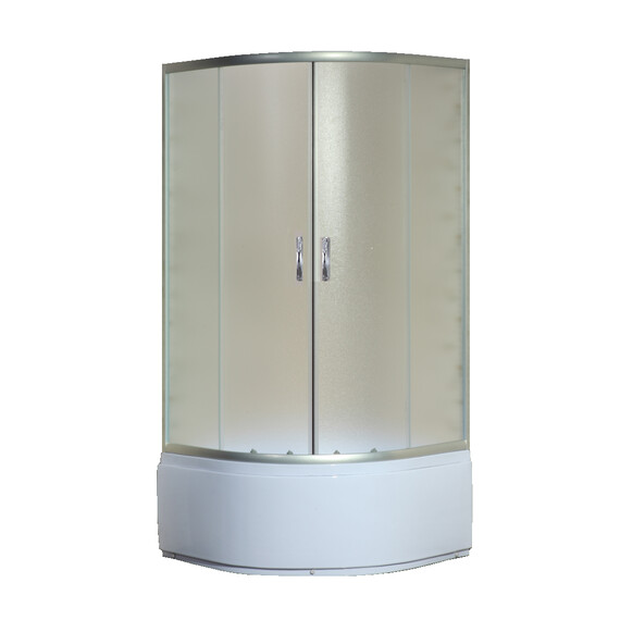 Душевое ограждение Loranto CS-8020S 90х90 см, сатин/матовое фото 