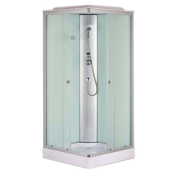 Душевая кабина Loranto CS-6491F(CS-8072) 90х90 см, хром/матовое фото 