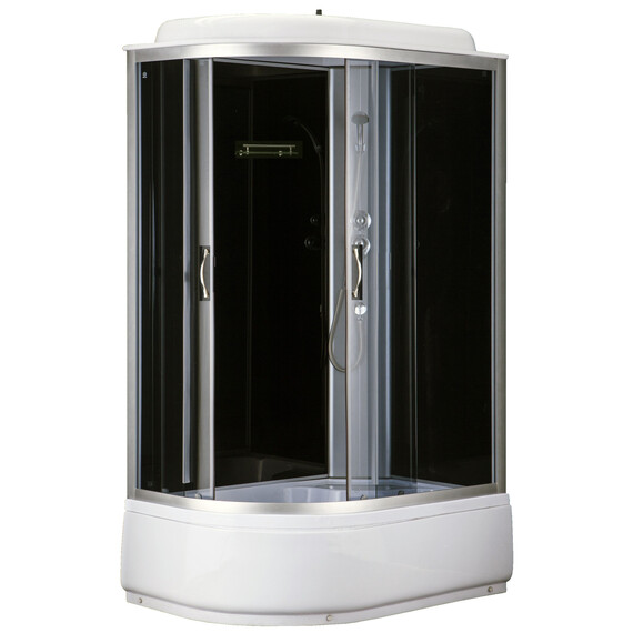 Душевая кабина Loranto CS-66120R G 120х80 см, хром/прозрачное фото 