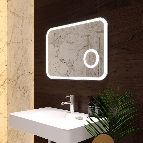 Зеркало Azario Эльза Led 80 см - 9 Зеркало Azario Эльза Led 80 см фото 9