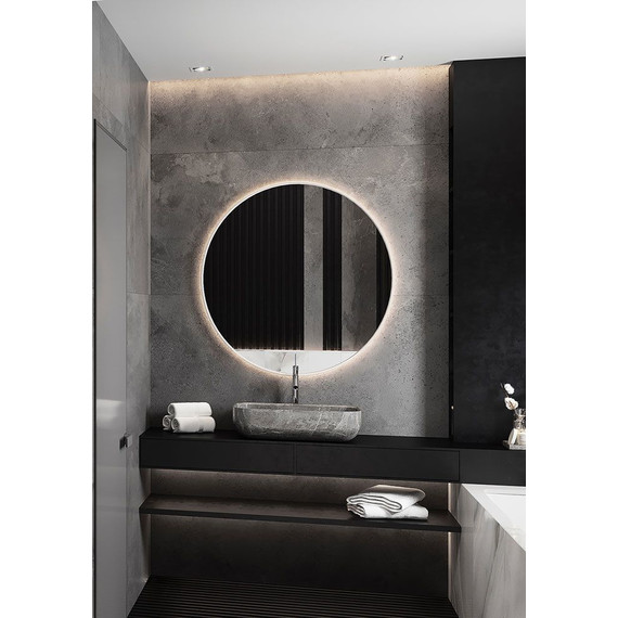 Зеркало Azario Плаза Led 65 см (с подсветкой и сенсорным выключателем) фото 4