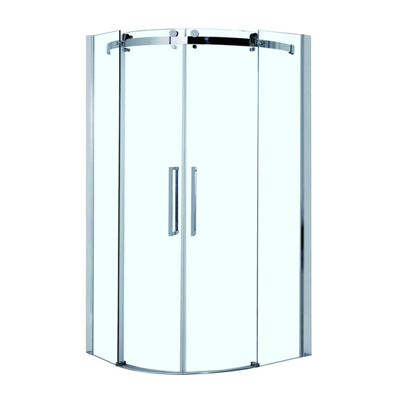 Душевое ограждение Azario Ottawa AZ-NKE2142 100х100 см (стекло 8 мм) алюминий/прозрачное фото 