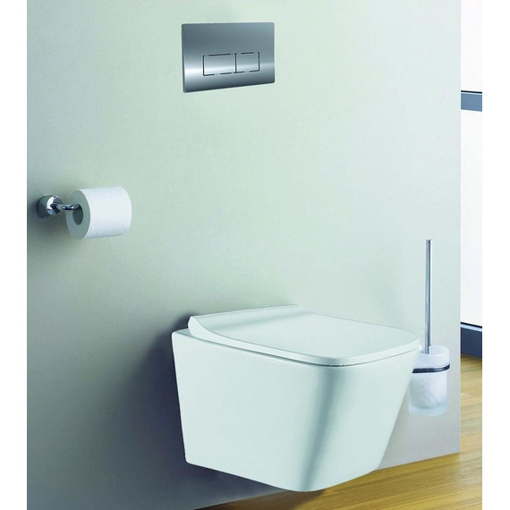 Унитаз подвесной безободковый Azario Teramo 0052 с крышкой микролифт, Цвет производителя: белый - 2 Унитаз подвесной безободковый Azario Teramo 0052 с крышкой микролифт, Цвет производителя: белый фото 2