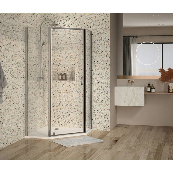 Душевое ограждение Azario Dallas AZ-112P 90х90 см CS00021481, хром/прозрачное - 6 Душевое ограждение Azario Dallas AZ-112P 90х90 см CS00021481, хром/прозрачное фото 6