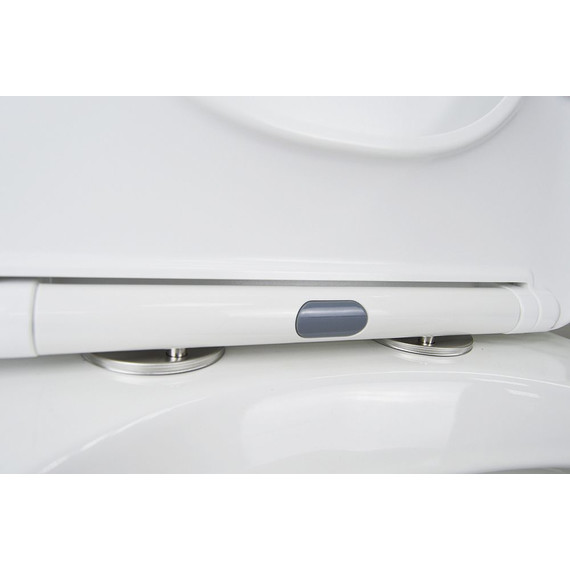 Унитаз-компакт безободковый Azario Levanto AZ-1228A с крышкой микролифт фото 6