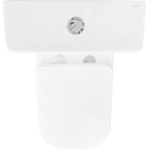 Унитаз-компакт безободковый Azario Levanto AZ-1228A с крышкой микролифт фото 8