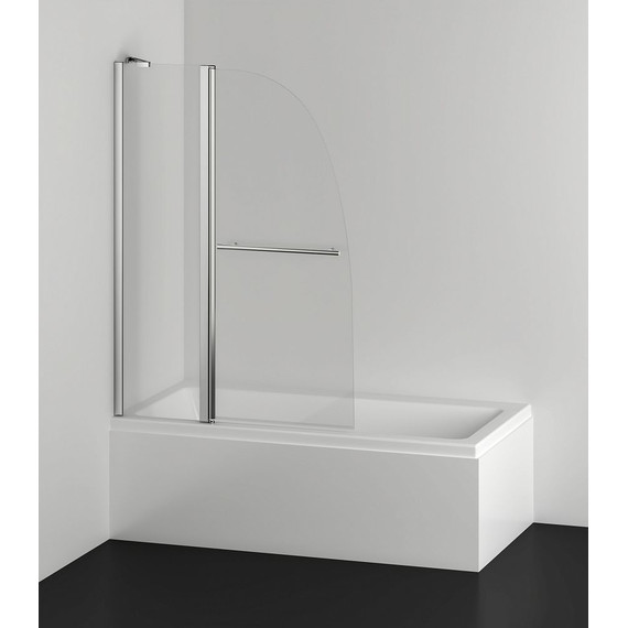 Шторка для ванны AZARIO AZ-142TB 100х140 см, хром/прозрачное - 2 Шторка для ванны AZARIO AZ-142TB 100х140 см, хром/прозрачное фото 2