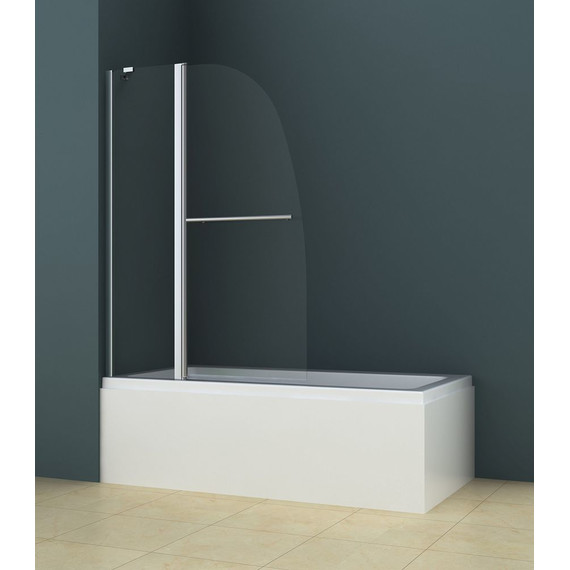 Шторка для ванны AZARIO AZ-142TB 100х140 см, хром/прозрачное - 3 Шторка для ванны AZARIO AZ-142TB 100х140 см, хром/прозрачное фото 3