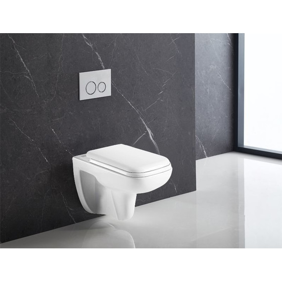 Унитаз подвесной безободковый Azario Pavia 2005 с крышкой микролифт - 10 Унитаз подвесной безободковый Azario Pavia 2005 с крышкой микролифт фото 10