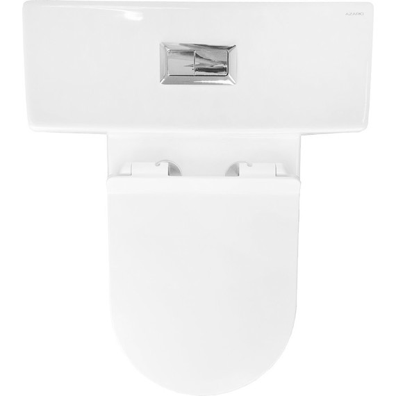 Унитаз-компакт безободковый Azario Corsa AZ-2062S с крышкой микролифт фото 8