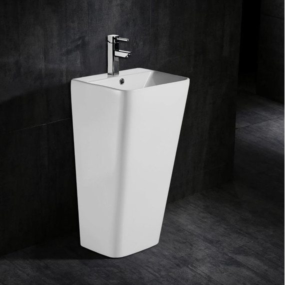 Раковина напольная Azario Fretta Square 44 см фото 2