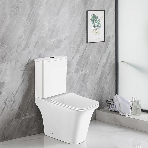 Унитаз-компакт безободковый Azario Avero AZ-3121 с крышкой микролифт - 12 Унитаз-компакт безободковый Azario Avero AZ-3121 с крышкой микролифт фото 12