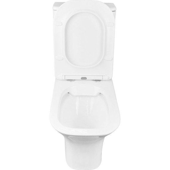 Унитаз-компакт безободковый Azario Fretta Square AZ-5121 с крышкой микролифт - 4 Унитаз-компакт безободковый Azario Fretta Square AZ-5121 с крышкой микролифт фото 4