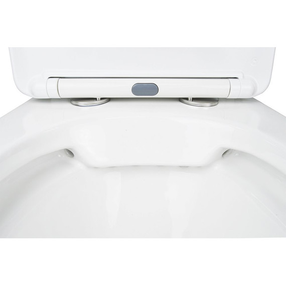 Унитаз-компакт безободковый Azario Fretta Square AZ-5121 с крышкой микролифт - 6 Унитаз-компакт безободковый Azario Fretta Square AZ-5121 с крышкой микролифт фото 6