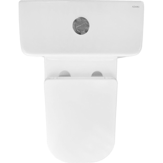 Унитаз-компакт безободковый Azario Fretta Square AZ-5121 с крышкой микролифт - 8 Унитаз-компакт безободковый Azario Fretta Square AZ-5121 с крышкой микролифт фото 8