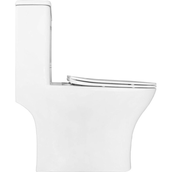 Унитаз-моноблок безободковый Azario Lodi AZ-8617 с крышкой микролифт фото 9