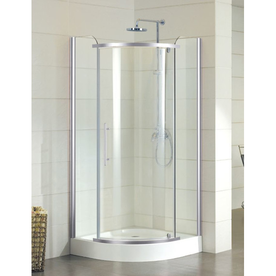 Душевое ограждение Azario Edmonton 100х100 см AZ-NNC2231 1000 (стекло 8 мм) хром/прозрачное фото 2