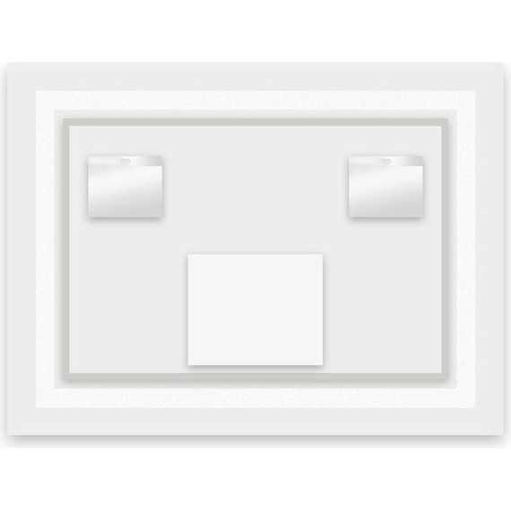 Зеркало Azario 80 см AZ-Z-046-1CS - 8 Зеркало Azario 80 см AZ-Z-046-1CS фото 8