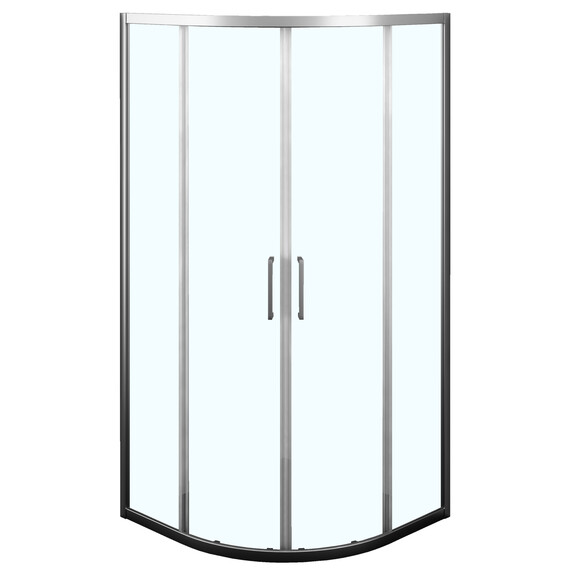 Душевое ограждение Azario Ostin 100x100 см AZ-121 S А, хром/прозрачное фото 