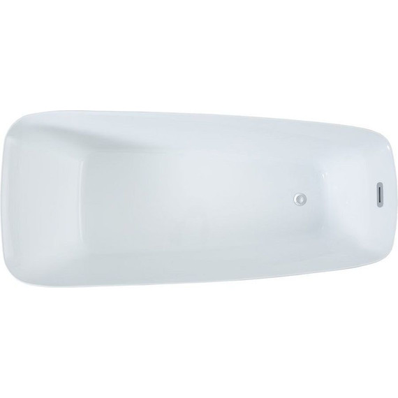 Ванна отдельностоящая Aquanet Family Trend 170х78 см 90778-MW-MB, чёрный матовый фото 2