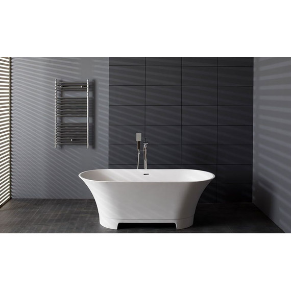 Ванна отдельностоящая Aquanet Bloom Ellipse 165х75 см TC-S92, белый матовый фото 4