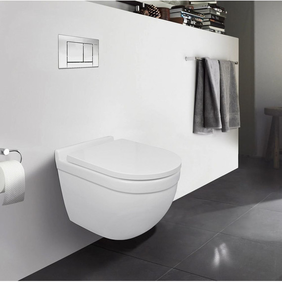 Унитаз подвесной Azario Fora AZ-0017 E-R с крышкой микролифт фото 10