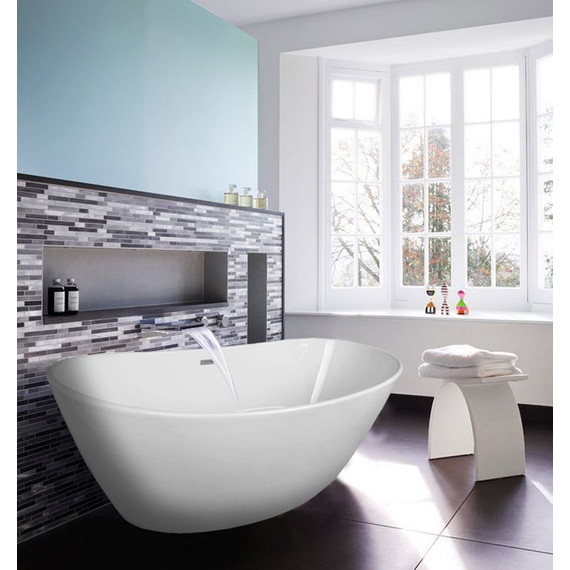 Ванна отдельностоящая Azario Easton 180x82 см AZ-1337 - 2 Ванна отдельностоящая Azario Easton 180x82 см AZ-1337 фото 2