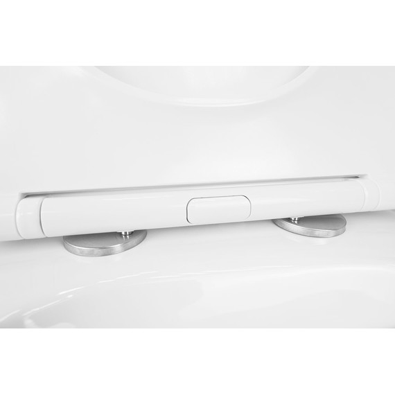 Унитаз подвесной безободковый Azario Boca AZ-2002 с крышкой микролифт, Цвет производителя: белый - 10 Унитаз подвесной безободковый Azario Boca AZ-2002 с крышкой микролифт, Цвет производителя: белый фото 10