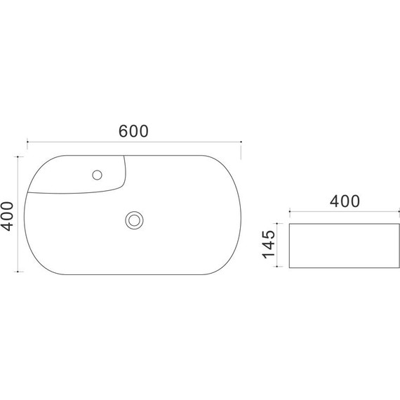 Раковина-чаша Azario 60 см AZ41302 фото 3
