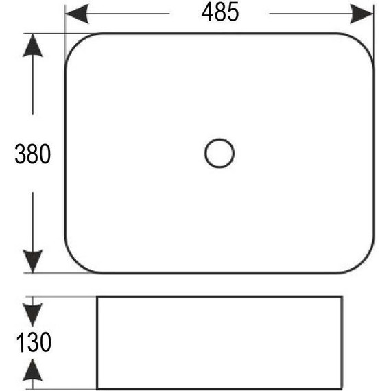 Раковина-чаша Azario 48 см AZ4565 фото 3