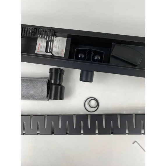 Трап TIM 40 см BAD464002BK, чёрный матовый фото 9